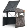 6-7 Person Portable Hunting Blind Ground Deer Duck Blind with Carrying Bag