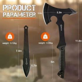 Throwing Axe Knife Set