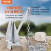 VEVOR Fluke Style Anchor Kit, 13 LBS Hot-Dipped Galvanized Steel Fluke Anchor with 7.9' Chain, 101' Rope and Two 0.4" Shackles