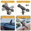 Boat Fishing Pole Rod Holder for Kayak Side Rail Mount