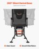 Hunting Chair 360° Swivel Silent Foldable Blind Chair Armrests Anti-Sink Feet