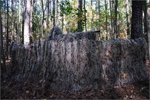 Ghillie Blind cover 30" x 9' Light weight Synthetic (Options: Mossy)