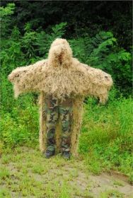 Military "Stalker" Ghillie Poncho  Synthetic thread| Color| Synthetic Ultra light (Options: Synthetic Ultra light - Desert)