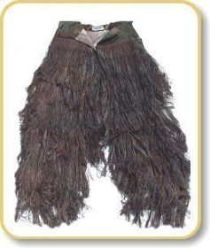 BDU Ghillie Suit Pants| Color| Woodland (Options: Small - Regular)