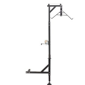 VEVOR Hitch Mounted Deer Hoist, 400 lbs Load Capacity, Hitch Game Hoist, Truck Hitch Deer Hoist with Winch Lift Gambrel Set, 2-inch Hitch Receive (Load Capacity: 400 lbs)
