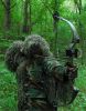 Ultra-Light Ghillie Bow Hunting jacket| Ghillie color| Desert;BDU pattern| 3 - Color Desert