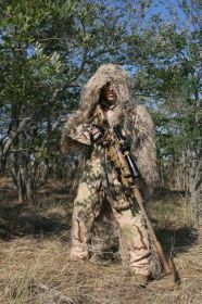 Ultra-Light Sniper BDU Jacket| Ghillie color| Winter White;BDU pattern| ATD - "All Terrain Digital" (Options: 3XLL - 3 Extra Large Long)