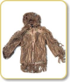 Sniper BDU Ghillie Suit Jacket| Color| Desert (Options: Large - Regular)